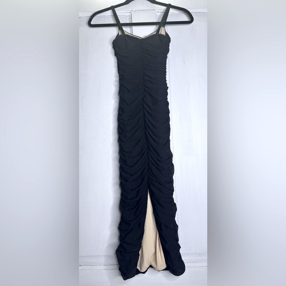 NWT L’agence Caprice Ruched Midi Dress, Size 00 - Picture 6 of 10